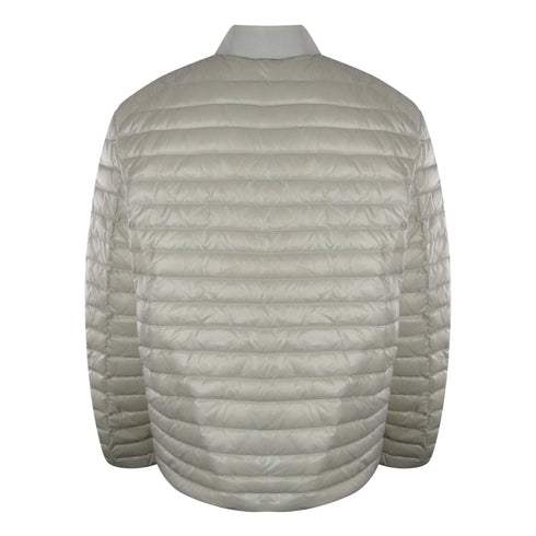 Belstaff Airframe Moonbeam White Shiny Down Filled Jacket XL